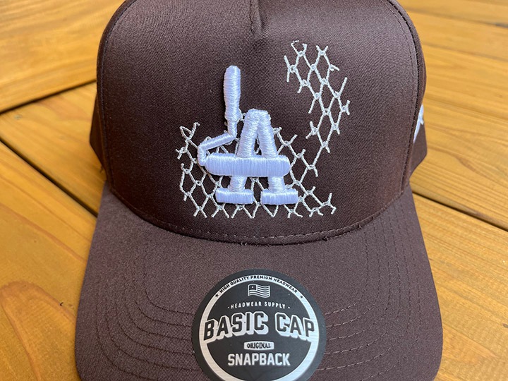 PHAT CAPS snapback cap (berb LA) / brown