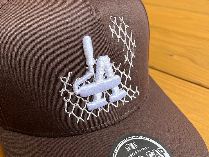 PHAT CAPS snapback cap (berb LA) / brown