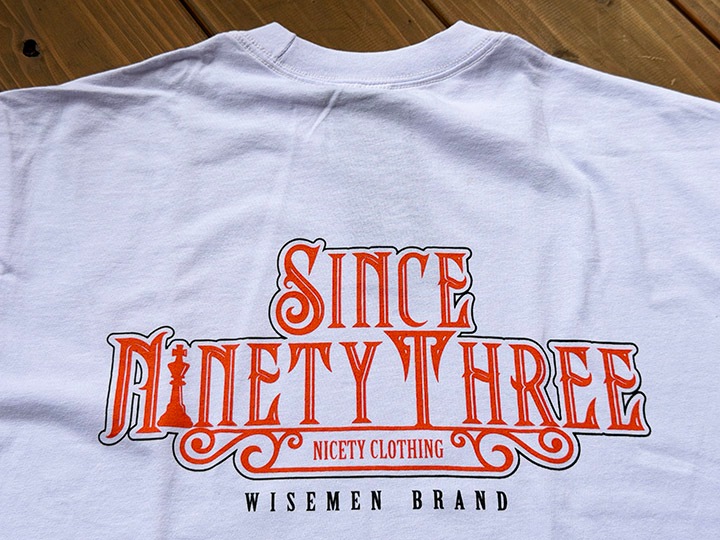 WISEMEN brand Tshirt (since) / white