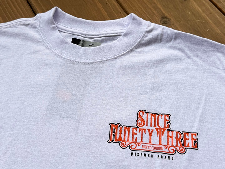 WISEMEN brand Tshirt (since) / white