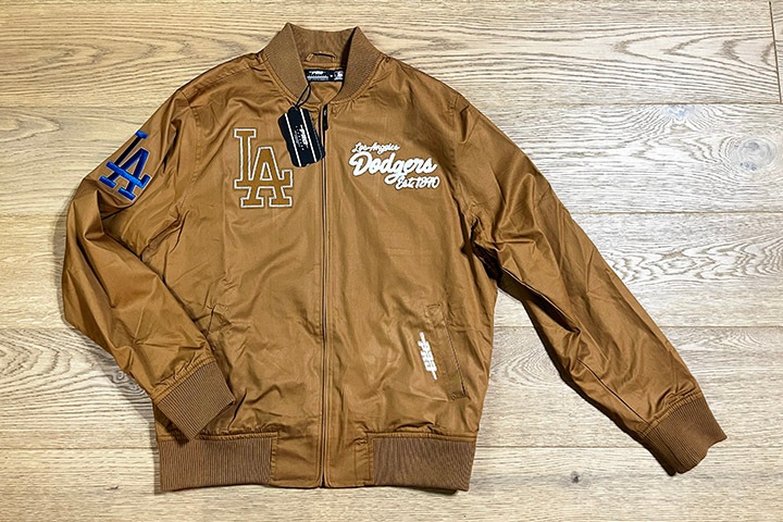 PRO STANDARD LA DODGERS cotton twill jacket / brown