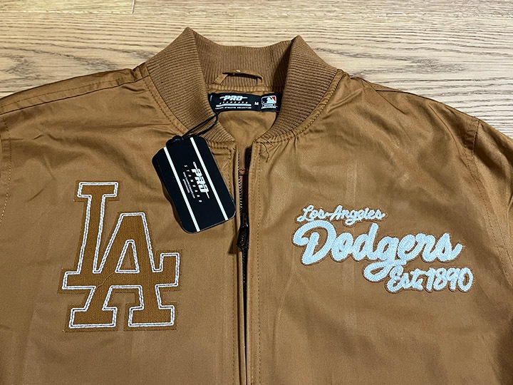 PRO STANDARD LA DODGERS cotton twill jacket / brown