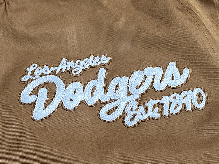 PRO STANDARD LA DODGERS cotton twill jacket / brown