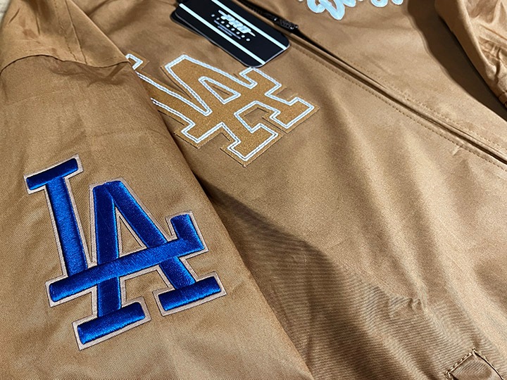 PRO STANDARD LA DODGERS cotton twill jacket / brown