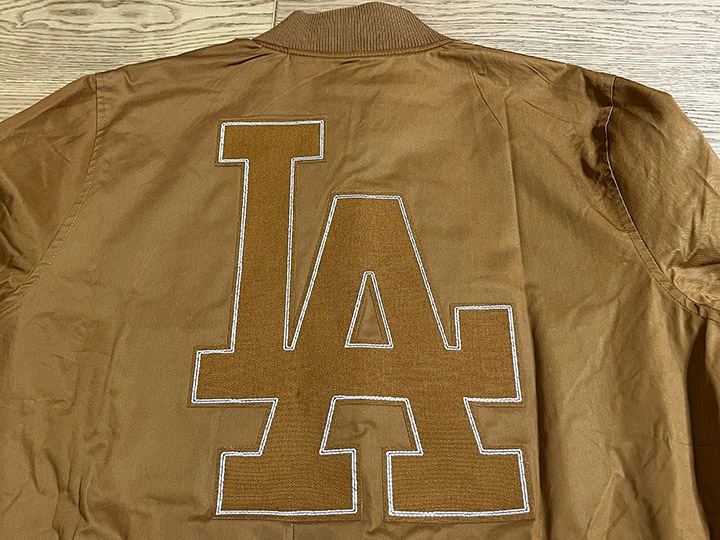 PRO STANDARD LA DODGERS cotton twill jacket / brown