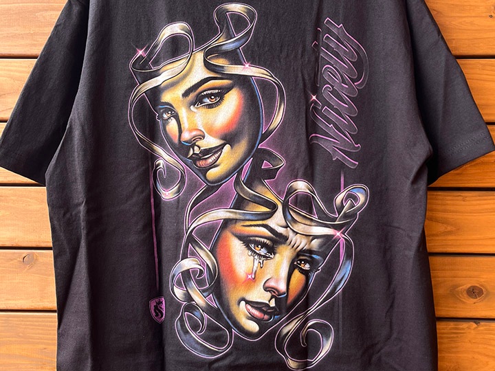 OG ABEL x NICETY exclusive Tshirt (2face) / black