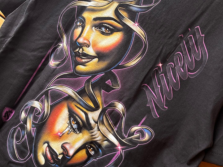 OG ABEL x NICETY exclusive Tshirt (2face) / black