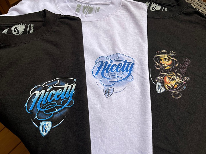 OG ABEL x NICETY exclusive Tshirt (2face) / black