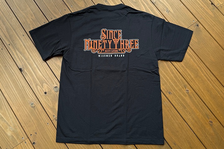 WISEMEN brand Tshirt (since) / black