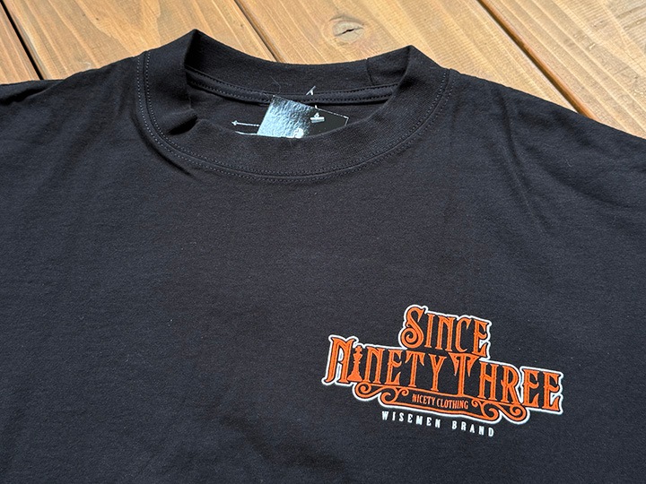 WISEMEN brand Tshirt (since) / black