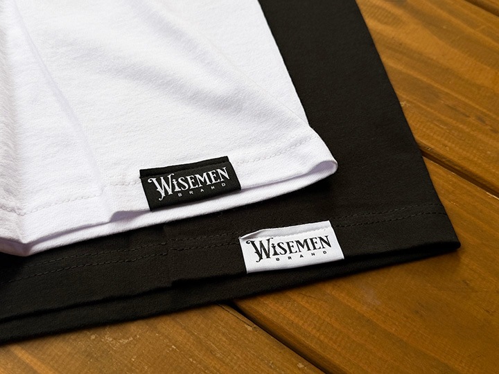 WISEMEN brand Tshirt (since) / black