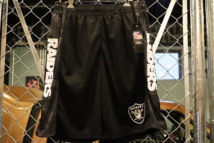 RAIDERS official nylon shorts (raid) / black & camo line