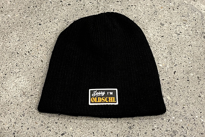 OSSANTHEHOOD short beanie (oldschl) / black