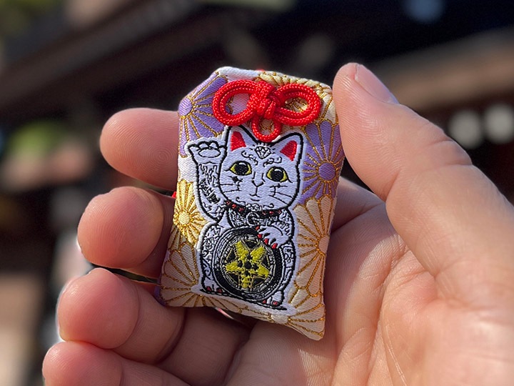 OSSANTHEHOOD coach jacket (lucky cat) / black