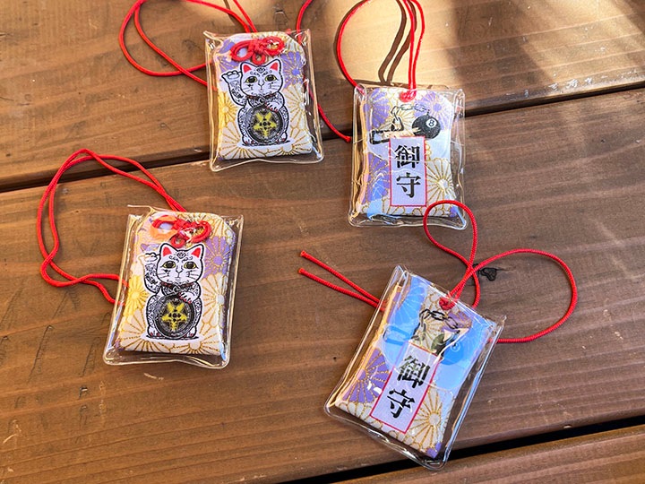 OSSANTHEHOOD coach jacket (lucky cat) / black