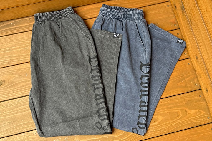 NICETY baggy denim jogger (dedicated) blue & black