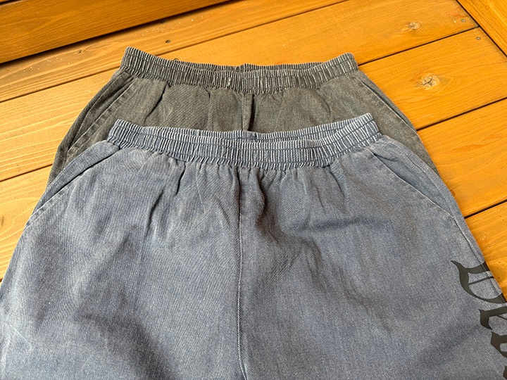 NICETY baggy denim jogger (dedicated) blue & black