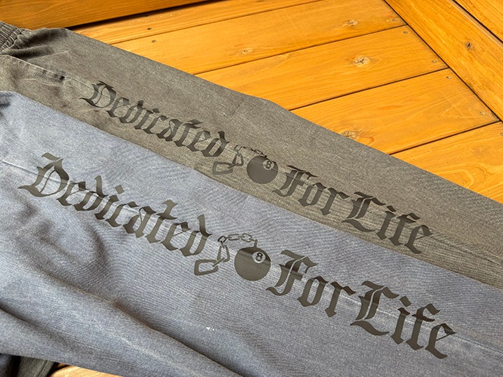 NICETY baggy denim jogger (dedicated) blue & black