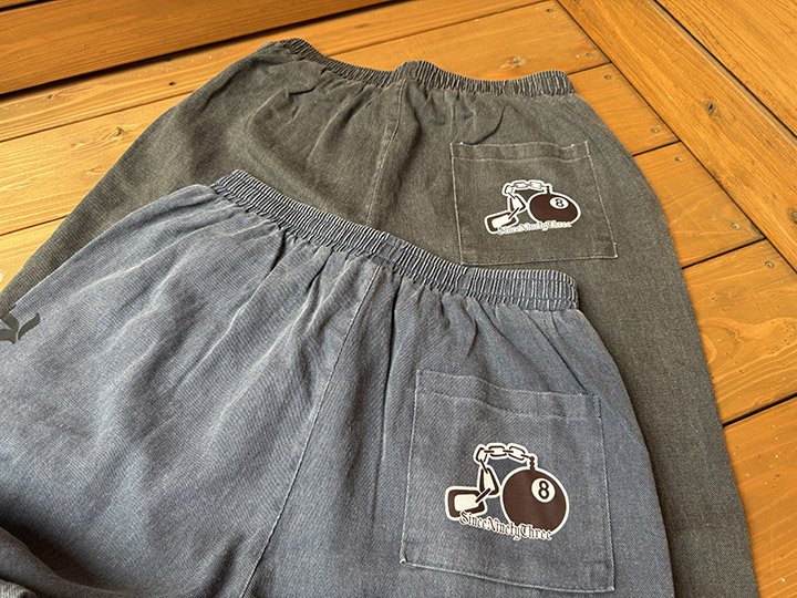 NICETY baggy denim jogger (dedicated) blue & black