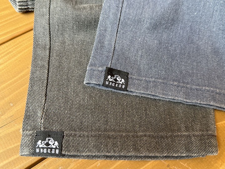 NICETY baggy denim jogger (dedicated) blue & black