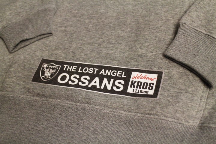 OSSANTHEHOOD pullover hood (oldschl) / heather gray