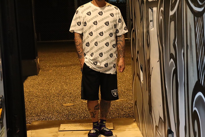 RAIDERS official Tshirt / white