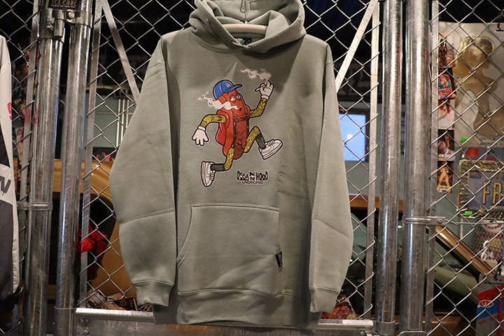 OSSANTHEHOOD pullover hood (fosho) / light green