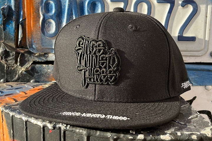NICETY "SINCE NINETY THREE" snapback cap (bkbk) / black