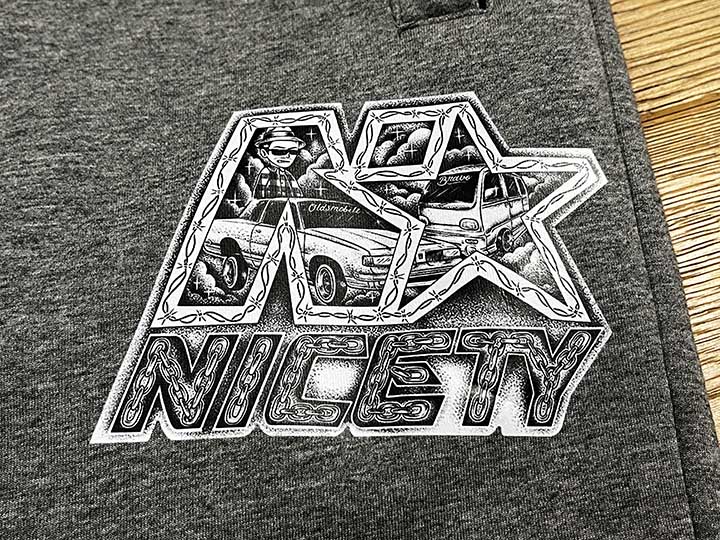 NICETY blanket jogger pants (star 2024) / charcol gray