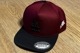 PHAT CAPS snapback cap / burgandy x bk
