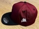 PHAT CAPS snapback cap / burgandy x bk