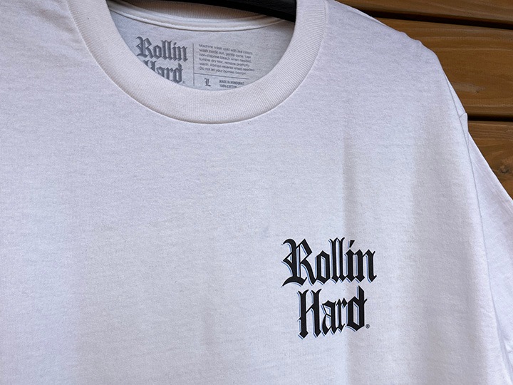 ROLLIN HARD Tshirt (rock) / white