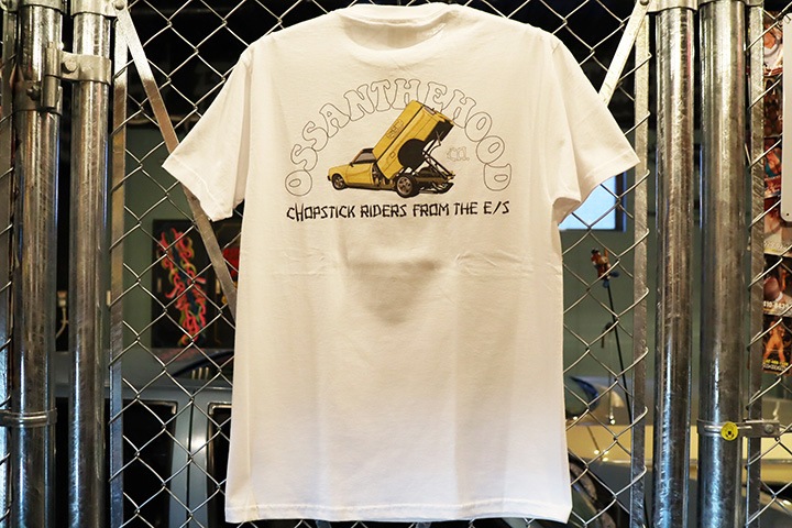 OSSANTHEHOOD Tshirt (chopstick-yl) / white