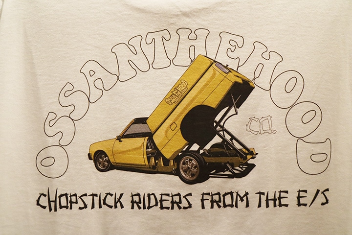 OSSANTHEHOOD Tshirt (chopstick-yl) / white