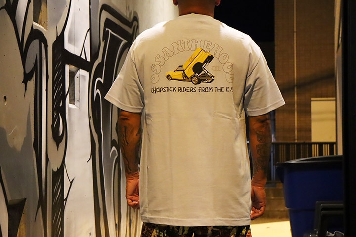 OSSANTHEHOOD Tshirt (chopstick-yl) / white