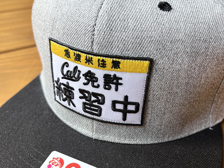 OSSANTHEHOOD snapback cap (caliȵ) / gray x black