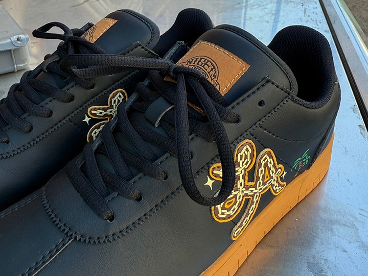 NICETY x Benjie Escobar shoes (chain LA)/ black