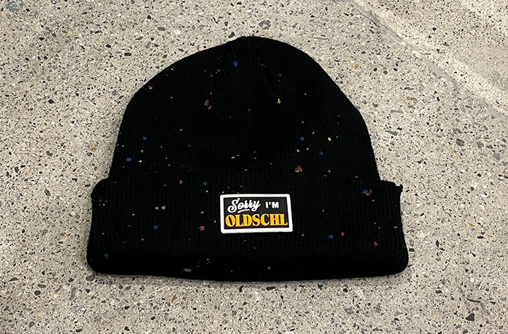 OSSANTHEHOOD beanie (oldschl) / black splash