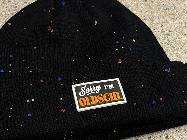 OSSANTHEHOOD beanie (oldschl) / black splash