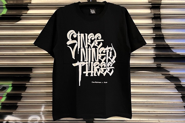 NICETY "SINCE NINETY THREE" Tshirt / black
