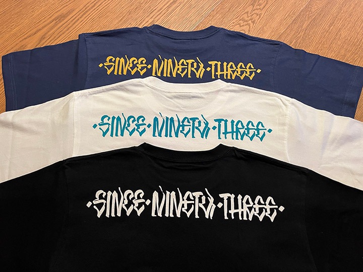 NICETY "SINCE NINETY THREE" Tshirt / black