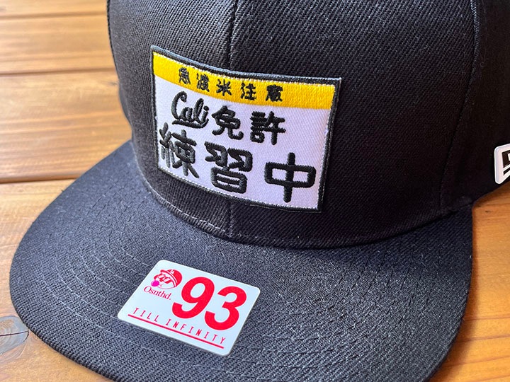 OSSANTHEHOOD snapback cap (caliȵ) / black