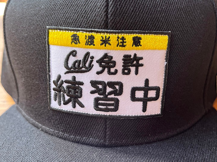 OSSANTHEHOOD snapback cap (caliȵ) / black