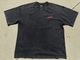 OSSANTHEHOOD dye washed Tshirt (gunman) / black