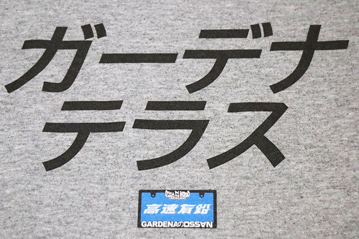 OSSANTHEHOOD x ��®ͭ�� Tshirt (terrace) / heather gray