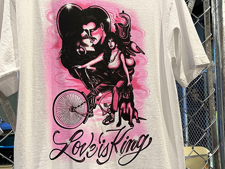 STREET MAGIC Tshirt (love is king) / white