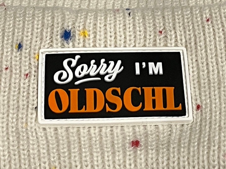 OSSANTHEHOOD beanie (oldschl) / white splash