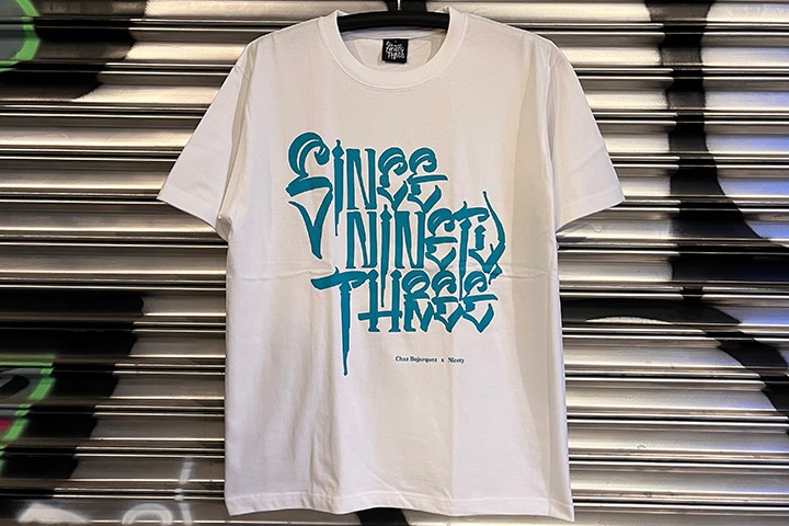 NICETY "SINCE NINETY THREE" Tshirt / white
