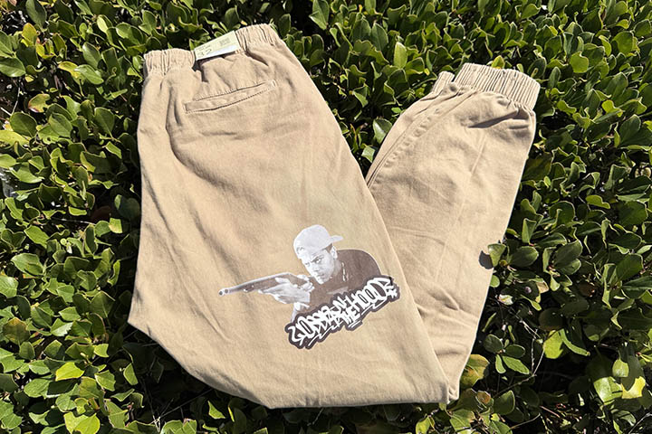 OSSANTHEHOOD chino jogger pants (gunman) / khaki