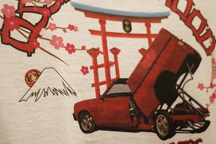 OSSANTHEHOOD Tshirt (chopstick-rd) / white